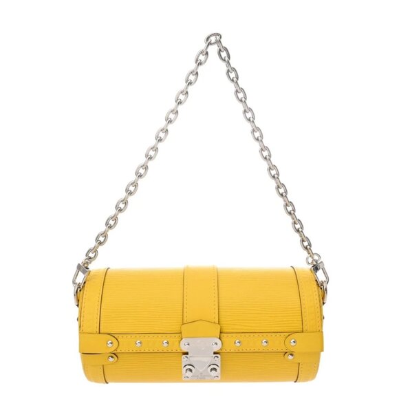 Share LOUIS VUITTON Epi Papillon Trunk 2WAY Jaune M58649 shoulder bag - Picture 1 of 10